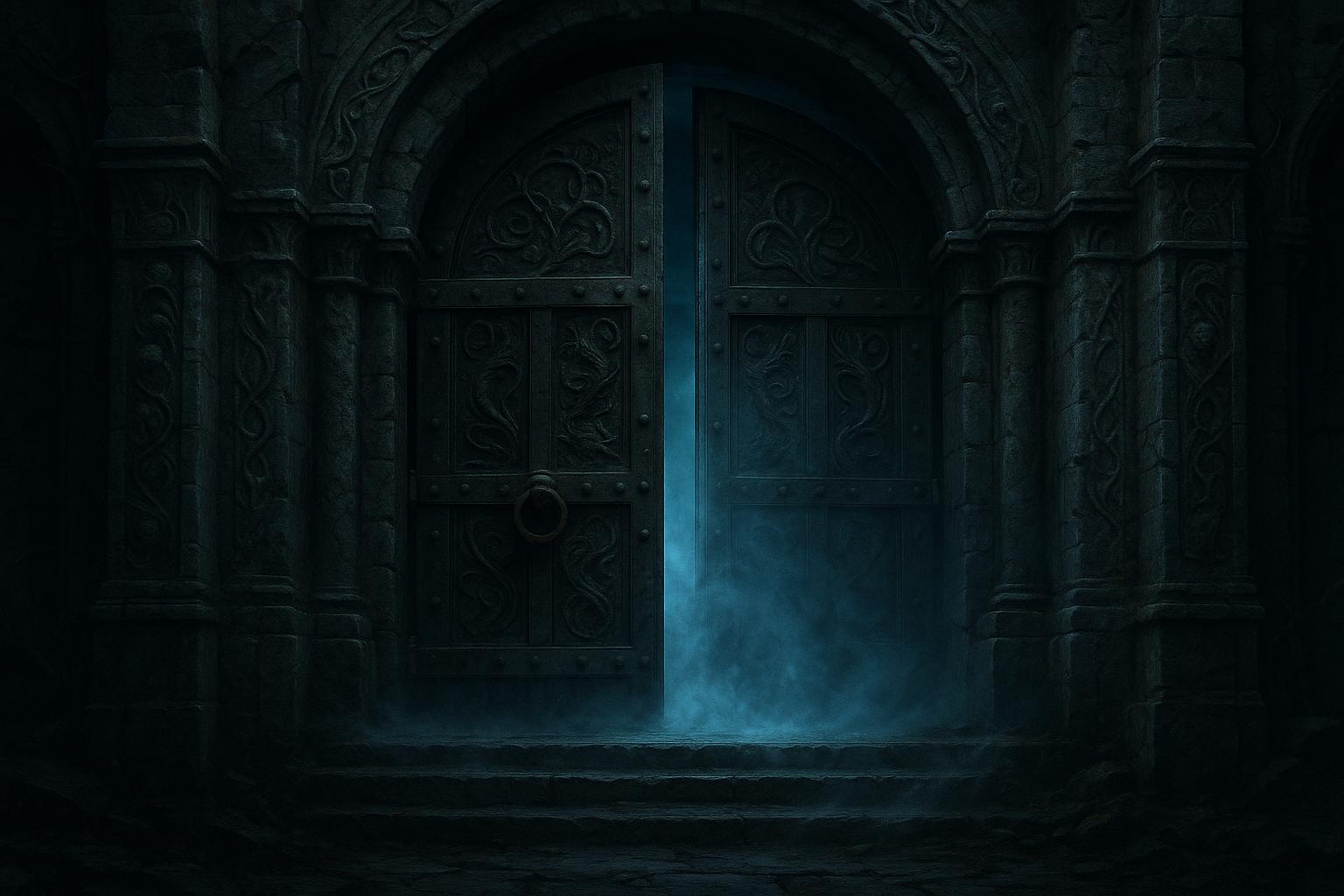 Dark fantasy door